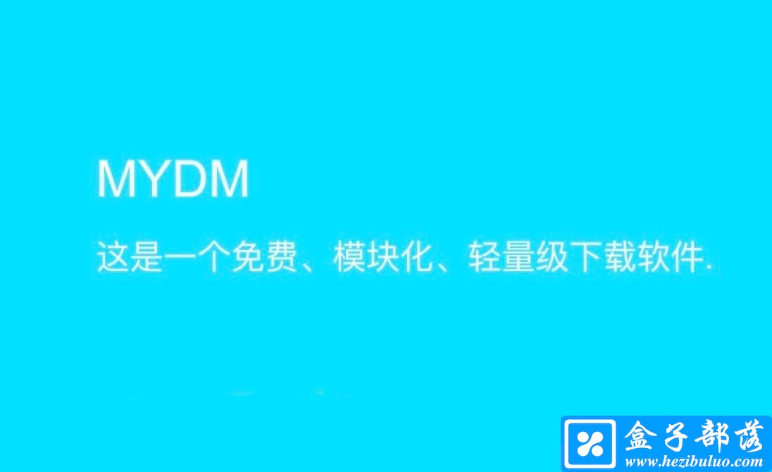 Mydm v2018 一款免费、支持Aria2技术的极速轻量级下载软件